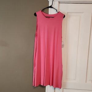NWT Time and Tru Sleeveless Pink Midi Dress